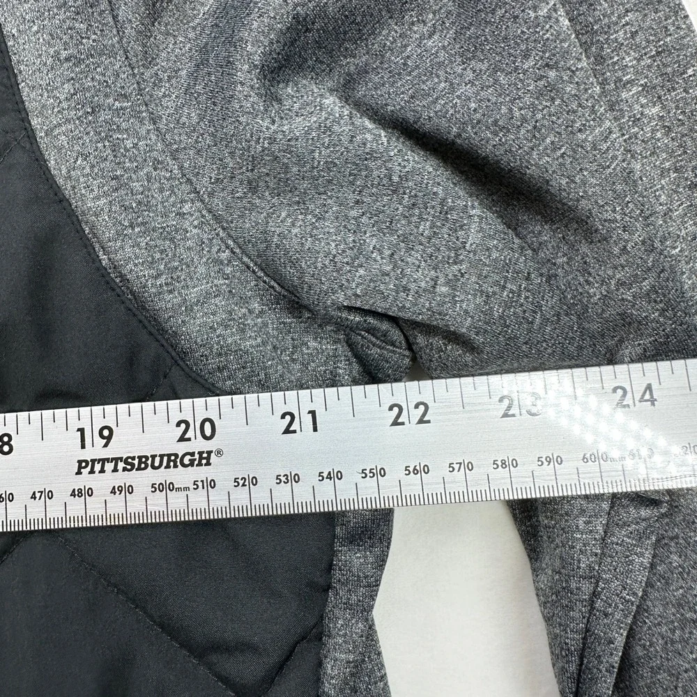 Callaway Golf‎ Weather Series Quilted Full Zip Jacket Mens Medium Gray Black